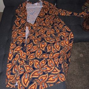 LLR sz XL paisley sarah cardigan